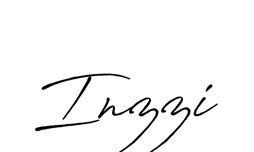 Make a beautiful signature design for name Inzzi. With this signature (Antro_Vectra_Bolder) style, you can create a handwritten signature for free. Inzzi signature style 7 images and pictures png
