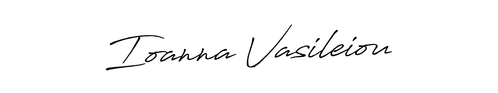 Ioanna Vasileiou stylish signature style. Best Handwritten Sign (Antro_Vectra_Bolder) for my name. Handwritten Signature Collection Ideas for my name Ioanna Vasileiou. Ioanna Vasileiou signature style 7 images and pictures png