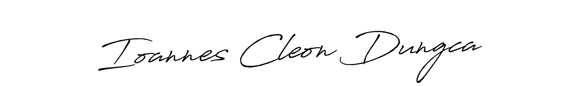 Once you've used our free online signature maker to create your best signature Antro_Vectra_Bolder style, it's time to enjoy all of the benefits that Ioannes Cleon Dungca name signing documents. Ioannes Cleon Dungca signature style 7 images and pictures png
