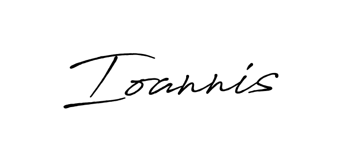 Design your own signature with our free online signature maker. With this signature software, you can create a handwritten (Antro_Vectra_Bolder) signature for name Ioannis. Ioannis signature style 7 images and pictures png