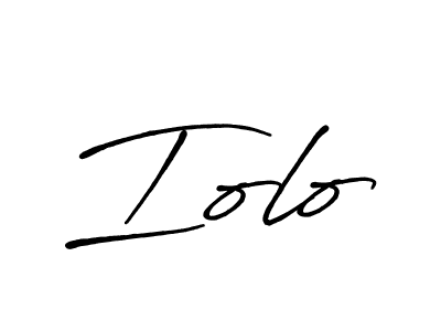 Similarly Antro_Vectra_Bolder is the best handwritten signature design. Signature creator online .You can use it as an online autograph creator for name Iolo. Iolo signature style 7 images and pictures png