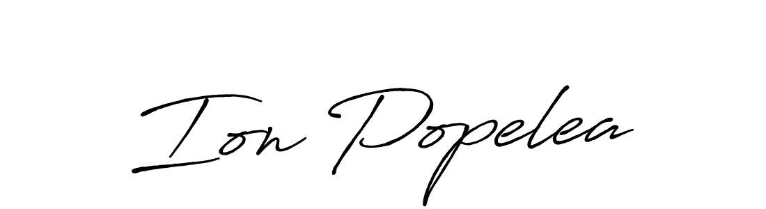 if you are searching for the best signature style for your name Ion Popelea. so please give up your signature search. here we have designed multiple signature styles  using Antro_Vectra_Bolder. Ion Popelea signature style 7 images and pictures png