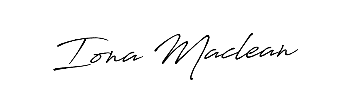 You should practise on your own different ways (Antro_Vectra_Bolder) to write your name (Iona Maclean) in signature. don't let someone else do it for you. Iona Maclean signature style 7 images and pictures png