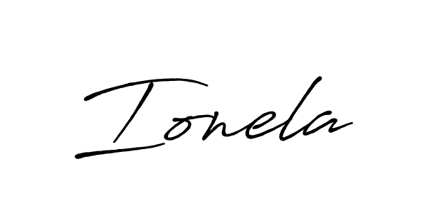 Make a beautiful signature design for name Ionela. Use this online signature maker to create a handwritten signature for free. Ionela signature style 7 images and pictures png