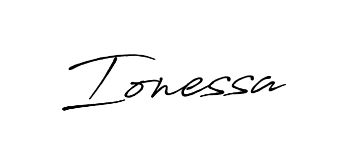 Also You can easily find your signature by using the search form. We will create Ionessa name handwritten signature images for you free of cost using Antro_Vectra_Bolder sign style. Ionessa signature style 7 images and pictures png