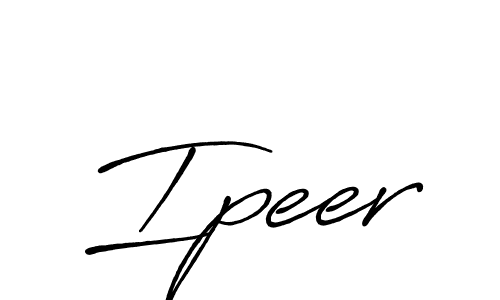 Design your own signature with our free online signature maker. With this signature software, you can create a handwritten (Antro_Vectra_Bolder) signature for name Ipeer. Ipeer signature style 7 images and pictures png