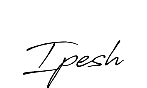 Antro_Vectra_Bolder is a professional signature style that is perfect for those who want to add a touch of class to their signature. It is also a great choice for those who want to make their signature more unique. Get Ipesh name to fancy signature for free. Ipesh signature style 7 images and pictures png