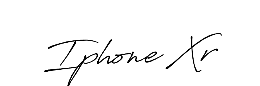 Create a beautiful signature design for name Iphone Xr. With this signature (Antro_Vectra_Bolder) fonts, you can make a handwritten signature for free. Iphone Xr signature style 7 images and pictures png