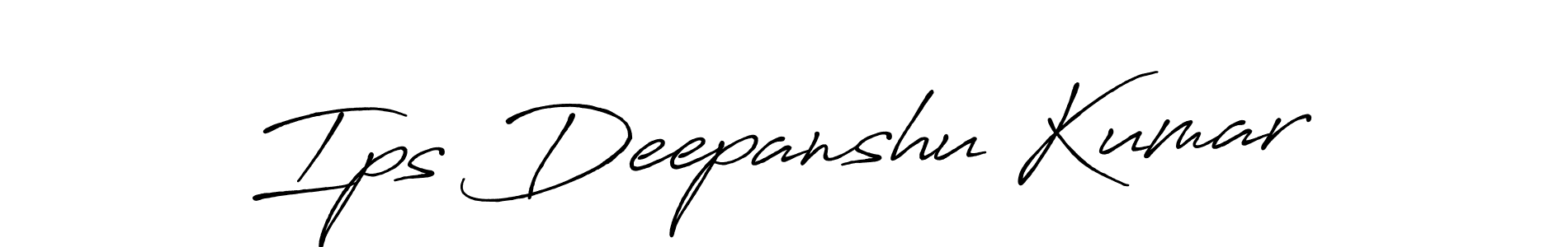 Here are the top 10 professional signature styles for the name Ips Deepanshu Kumar. These are the best autograph styles you can use for your name. Ips Deepanshu Kumar signature style 7 images and pictures png