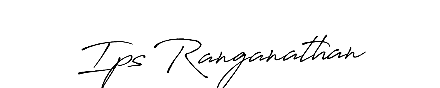 It looks lik you need a new signature style for name Ips Ranganathan. Design unique handwritten (Antro_Vectra_Bolder) signature with our free signature maker in just a few clicks. Ips Ranganathan signature style 7 images and pictures png