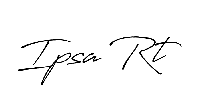 How to make Ipsa Rt signature? Antro_Vectra_Bolder is a professional autograph style. Create handwritten signature for Ipsa Rt name. Ipsa Rt signature style 7 images and pictures png