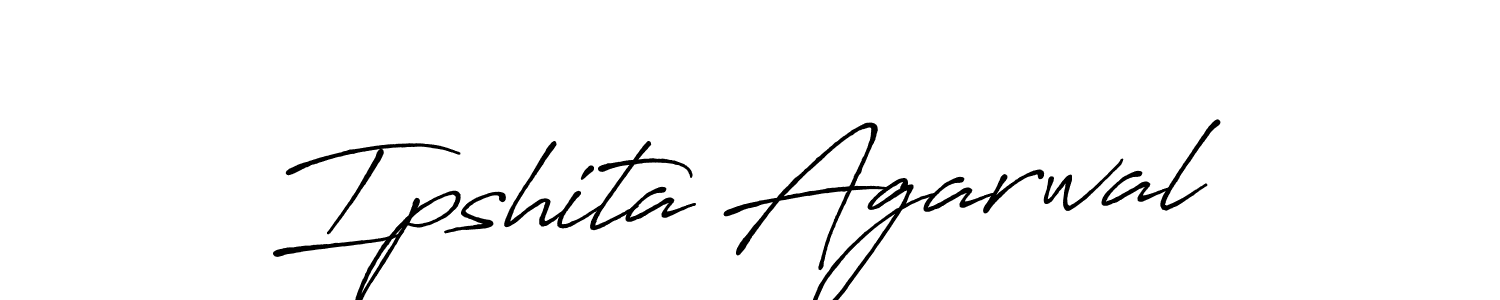 Make a short Ipshita Agarwal signature style. Manage your documents anywhere anytime using Antro_Vectra_Bolder. Create and add eSignatures, submit forms, share and send files easily. Ipshita Agarwal signature style 7 images and pictures png