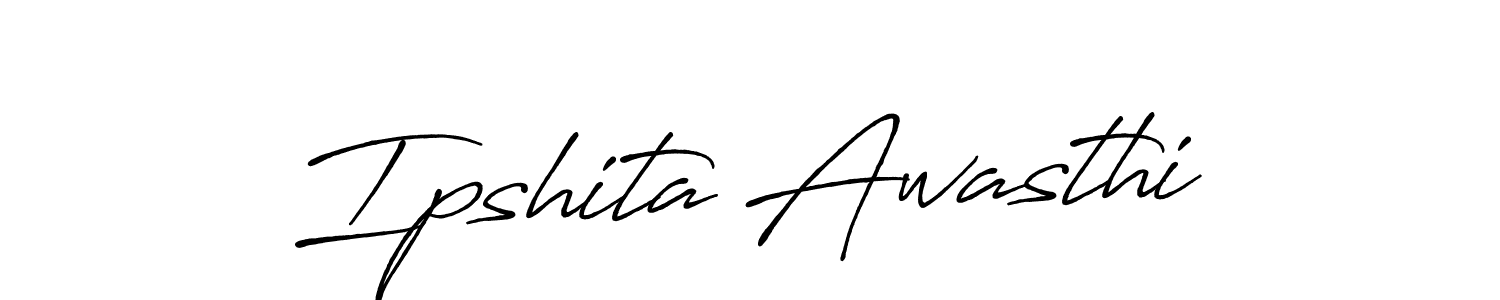 It looks lik you need a new signature style for name Ipshita Awasthi. Design unique handwritten (Antro_Vectra_Bolder) signature with our free signature maker in just a few clicks. Ipshita Awasthi signature style 7 images and pictures png