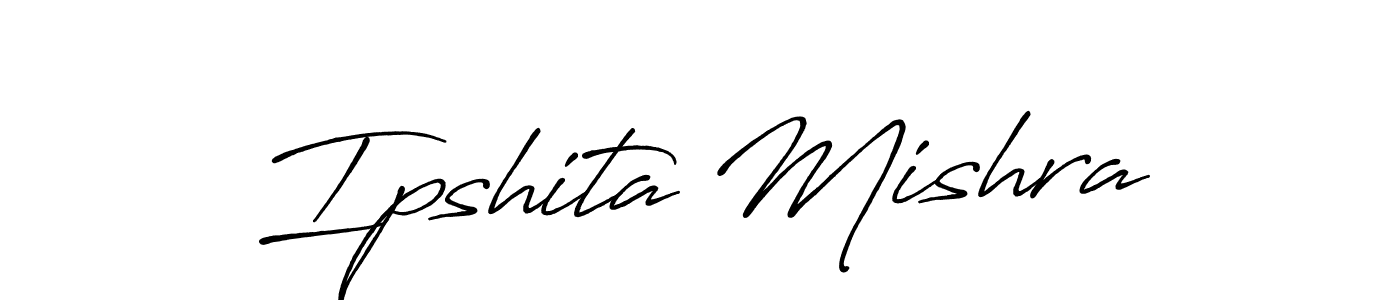 Similarly Antro_Vectra_Bolder is the best handwritten signature design. Signature creator online .You can use it as an online autograph creator for name Ipshita Mishra. Ipshita Mishra signature style 7 images and pictures png
