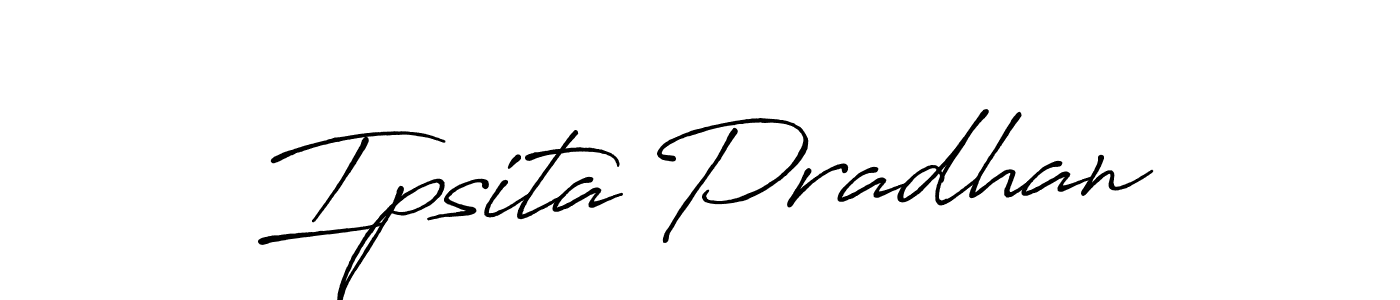 Design your own signature with our free online signature maker. With this signature software, you can create a handwritten (Antro_Vectra_Bolder) signature for name Ipsita Pradhan. Ipsita Pradhan signature style 7 images and pictures png