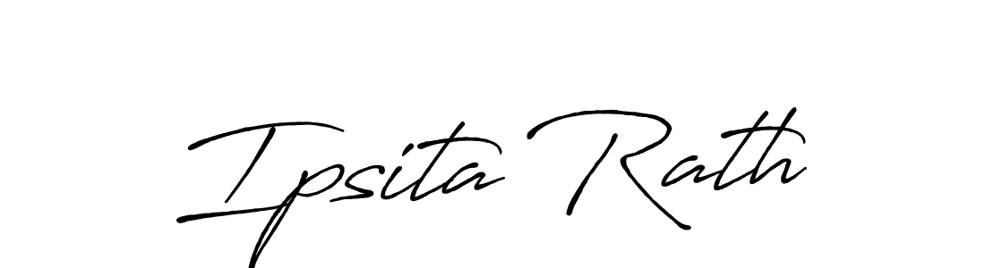 Make a beautiful signature design for name Ipsita Rath. With this signature (Antro_Vectra_Bolder) style, you can create a handwritten signature for free. Ipsita Rath signature style 7 images and pictures png