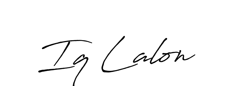 Best and Professional Signature Style for Iq Lalon. Antro_Vectra_Bolder Best Signature Style Collection. Iq Lalon signature style 7 images and pictures png