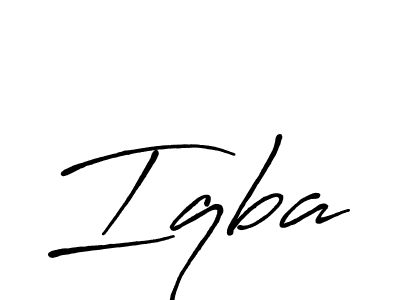 You should practise on your own different ways (Antro_Vectra_Bolder) to write your name (Iqba) in signature. don't let someone else do it for you. Iqba signature style 7 images and pictures png