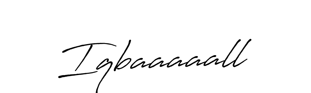Create a beautiful signature design for name Iqbaaaaall. With this signature (Antro_Vectra_Bolder) fonts, you can make a handwritten signature for free. Iqbaaaaall signature style 7 images and pictures png