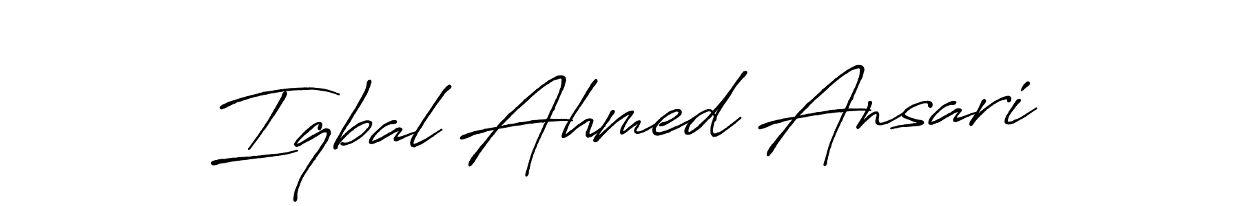 It looks lik you need a new signature style for name Iqbal Ahmed Ansari. Design unique handwritten (Antro_Vectra_Bolder) signature with our free signature maker in just a few clicks. Iqbal Ahmed Ansari signature style 7 images and pictures png
