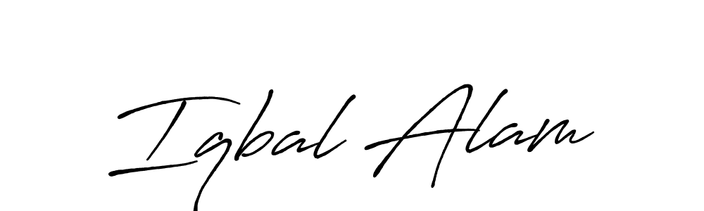 if you are searching for the best signature style for your name Iqbal Alam. so please give up your signature search. here we have designed multiple signature styles  using Antro_Vectra_Bolder. Iqbal Alam signature style 7 images and pictures png