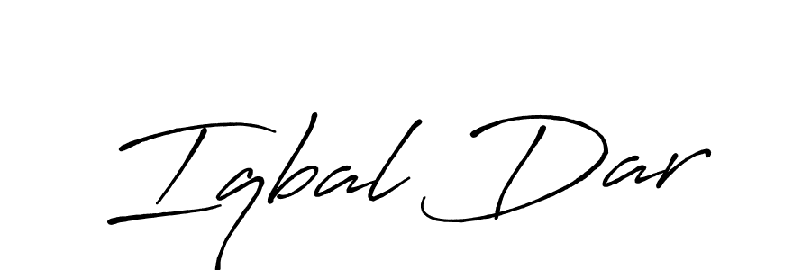 It looks lik you need a new signature style for name Iqbal Dar. Design unique handwritten (Antro_Vectra_Bolder) signature with our free signature maker in just a few clicks. Iqbal Dar signature style 7 images and pictures png