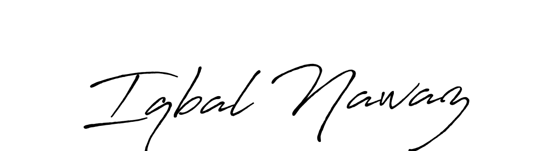Similarly Antro_Vectra_Bolder is the best handwritten signature design. Signature creator online .You can use it as an online autograph creator for name Iqbal Nawaz. Iqbal Nawaz signature style 7 images and pictures png