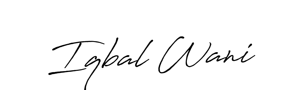 You can use this online signature creator to create a handwritten signature for the name Iqbal Wani. This is the best online autograph maker. Iqbal Wani signature style 7 images and pictures png