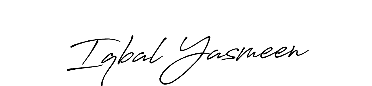 Make a beautiful signature design for name Iqbal Yasmeen. Use this online signature maker to create a handwritten signature for free. Iqbal Yasmeen signature style 7 images and pictures png