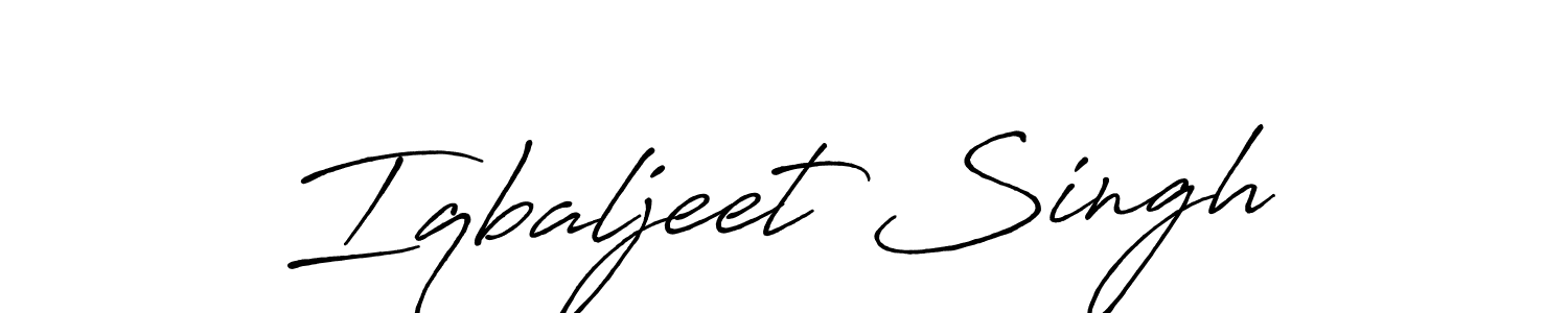 The best way (Antro_Vectra_Bolder) to make a short signature is to pick only two or three words in your name. The name Iqbaljeet Singh include a total of six letters. For converting this name. Iqbaljeet Singh signature style 7 images and pictures png