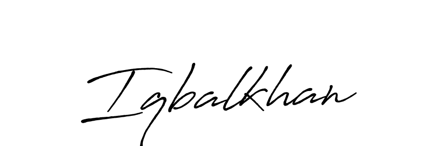 How to make Iqbalkhan signature? Antro_Vectra_Bolder is a professional autograph style. Create handwritten signature for Iqbalkhan name. Iqbalkhan signature style 7 images and pictures png