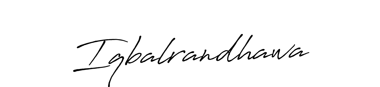 How to make Iqbalrandhawa signature? Antro_Vectra_Bolder is a professional autograph style. Create handwritten signature for Iqbalrandhawa name. Iqbalrandhawa signature style 7 images and pictures png