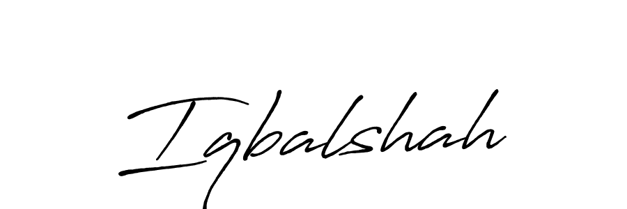 if you are searching for the best signature style for your name Iqbalshah. so please give up your signature search. here we have designed multiple signature styles  using Antro_Vectra_Bolder. Iqbalshah signature style 7 images and pictures png