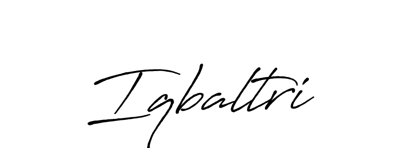 if you are searching for the best signature style for your name Iqbaltri. so please give up your signature search. here we have designed multiple signature styles  using Antro_Vectra_Bolder. Iqbaltri signature style 7 images and pictures png