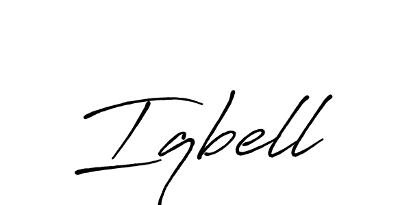 Also we have Iqbell name is the best signature style. Create professional handwritten signature collection using Antro_Vectra_Bolder autograph style. Iqbell signature style 7 images and pictures png