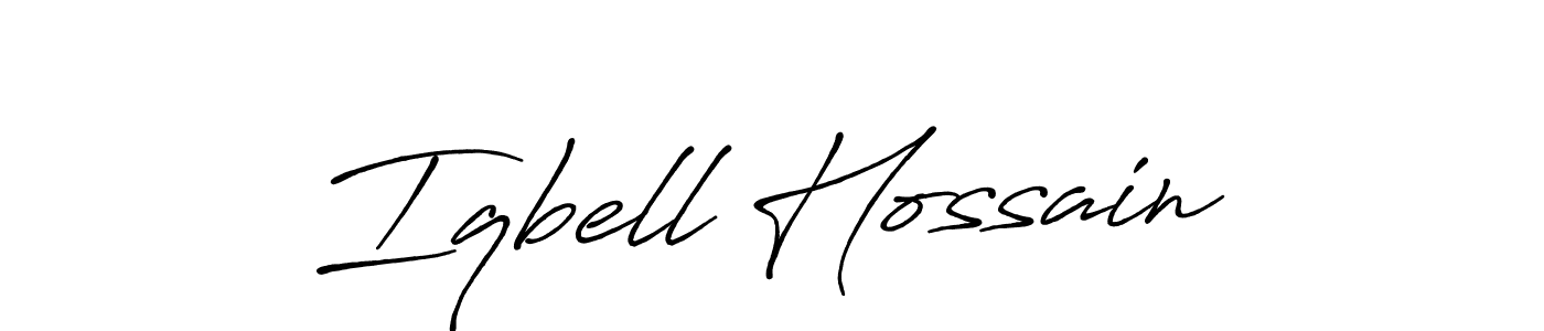 Make a beautiful signature design for name Iqbell Hossain. Use this online signature maker to create a handwritten signature for free. Iqbell Hossain signature style 7 images and pictures png
