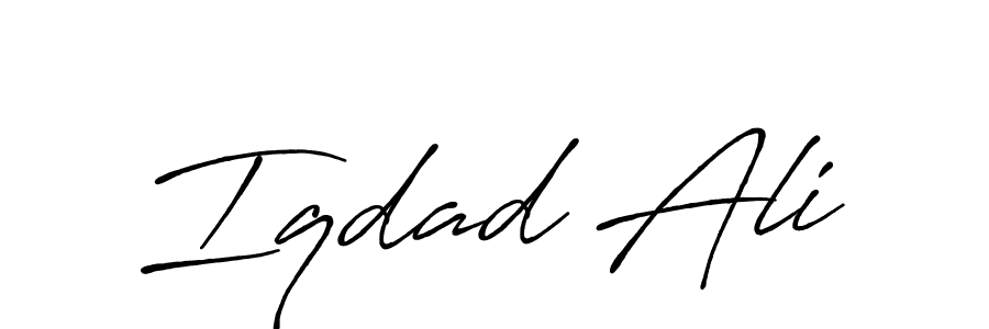 This is the best signature style for the Iqdad Ali name. Also you like these signature font (Antro_Vectra_Bolder). Mix name signature. Iqdad Ali signature style 7 images and pictures png