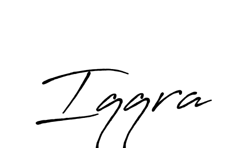 Design your own signature with our free online signature maker. With this signature software, you can create a handwritten (Antro_Vectra_Bolder) signature for name Iqqra. Iqqra signature style 7 images and pictures png