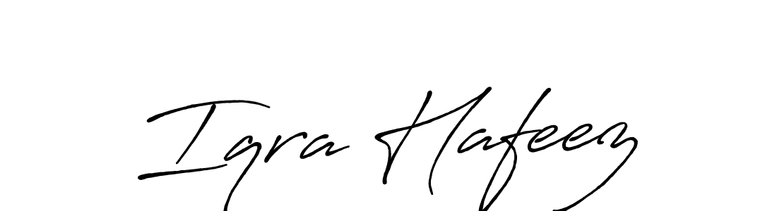 How to make Iqra Hafeez signature? Antro_Vectra_Bolder is a professional autograph style. Create handwritten signature for Iqra Hafeez name. Iqra Hafeez signature style 7 images and pictures png
