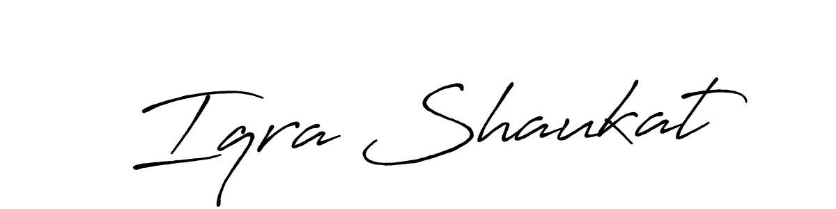 How to Draw Iqra Shaukat signature style? Antro_Vectra_Bolder is a latest design signature styles for name Iqra Shaukat. Iqra Shaukat signature style 7 images and pictures png