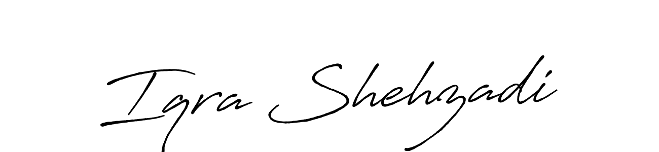 How to Draw Iqra Shehzadi signature style? Antro_Vectra_Bolder is a latest design signature styles for name Iqra Shehzadi. Iqra Shehzadi signature style 7 images and pictures png