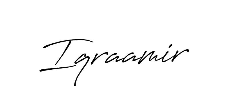 You can use this online signature creator to create a handwritten signature for the name Iqraamir. This is the best online autograph maker. Iqraamir signature style 7 images and pictures png