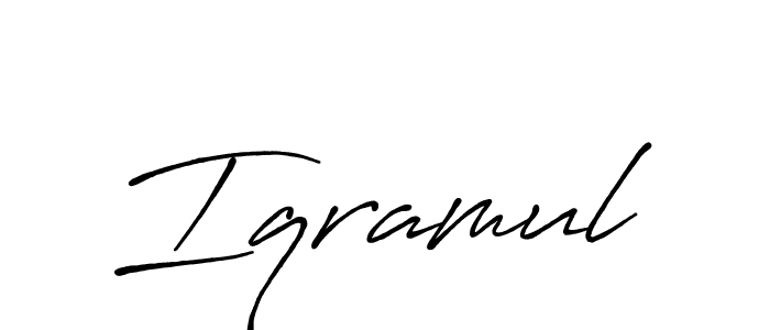 See photos of Iqramul official signature by Spectra . Check more albums & portfolios. Read reviews & check more about Antro_Vectra_Bolder font. Iqramul signature style 7 images and pictures png