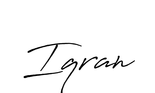 Also You can easily find your signature by using the search form. We will create Iqran name handwritten signature images for you free of cost using Antro_Vectra_Bolder sign style. Iqran signature style 7 images and pictures png