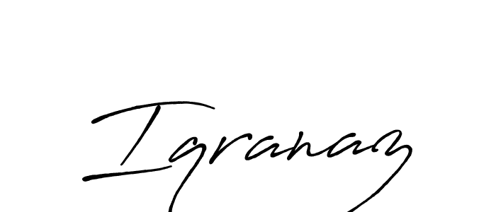 Also You can easily find your signature by using the search form. We will create Iqranaz name handwritten signature images for you free of cost using Antro_Vectra_Bolder sign style. Iqranaz signature style 7 images and pictures png