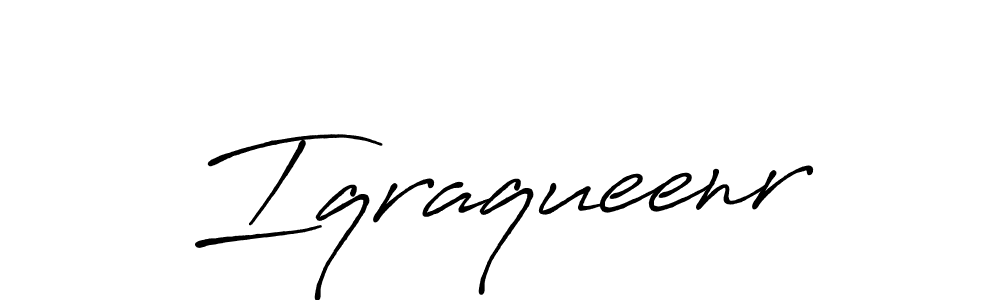 Also You can easily find your signature by using the search form. We will create Iqraqueenr name handwritten signature images for you free of cost using Antro_Vectra_Bolder sign style. Iqraqueenr signature style 7 images and pictures png