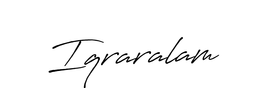 Here are the top 10 professional signature styles for the name Iqraralam. These are the best autograph styles you can use for your name. Iqraralam signature style 7 images and pictures png