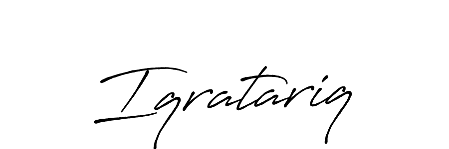 Similarly Antro_Vectra_Bolder is the best handwritten signature design. Signature creator online .You can use it as an online autograph creator for name Iqratariq. Iqratariq signature style 7 images and pictures png