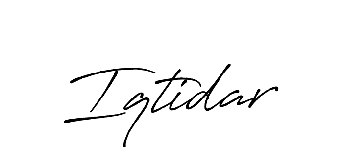 It looks lik you need a new signature style for name Iqtidar. Design unique handwritten (Antro_Vectra_Bolder) signature with our free signature maker in just a few clicks. Iqtidar signature style 7 images and pictures png