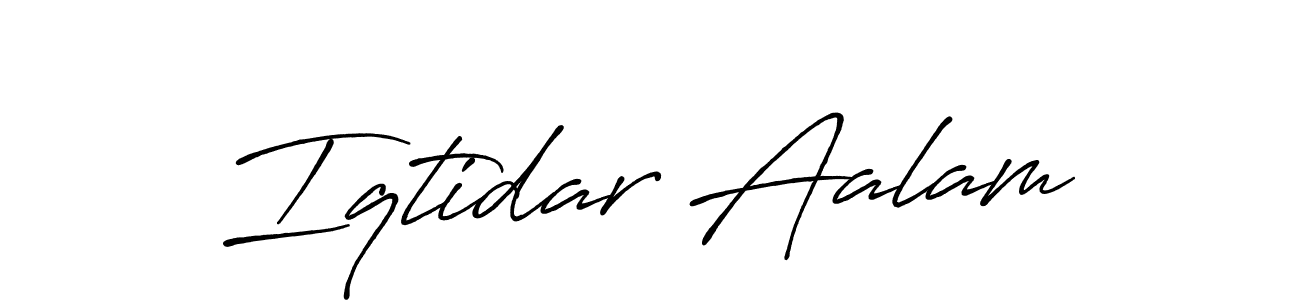 Iqtidar Aalam stylish signature style. Best Handwritten Sign (Antro_Vectra_Bolder) for my name. Handwritten Signature Collection Ideas for my name Iqtidar Aalam. Iqtidar Aalam signature style 7 images and pictures png